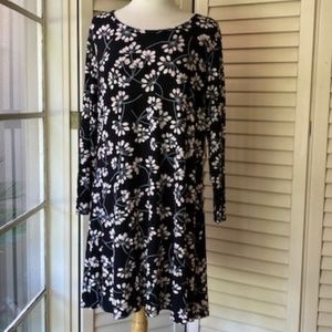 Long Sleeve Jersey Knit Dress NWOT
